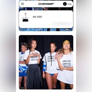 Chromat Sample Size Tee Shirt
